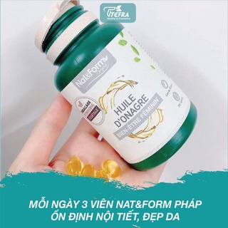 Tinh Dầu Hoa Anh Thảo Hữu Cơ Nat&Form Huile D’Onagre Pháp 300g