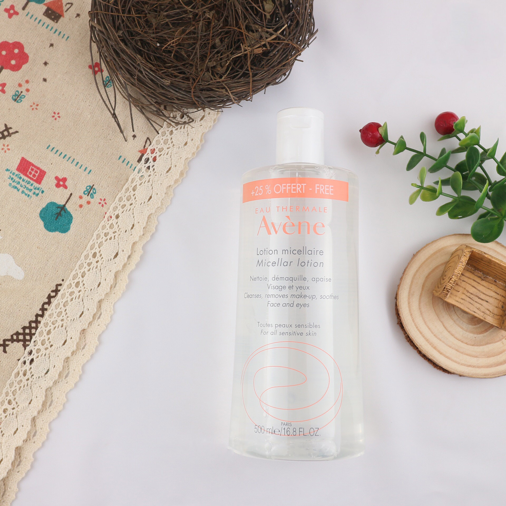 Nước Tẩy Trang Dưỡng Ẩm Da Avene Micellar Lotion 500ml