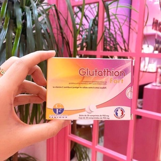 Viên ngậm trắng da dưới lưỡi Glutathione Pháp 30 viên 50mg